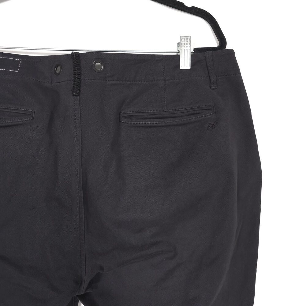 Rag & Bone Size 32 Buckley Chino Raw Hem Pants Faded‎ Black Gray Cotton Blend - Picture 10 of 12